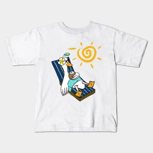 Tanning Doo Doo duck Kids T-Shirt